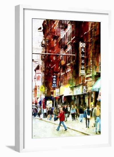 NYC Chinatown-Philippe Hugonnard-Framed Giclee Print