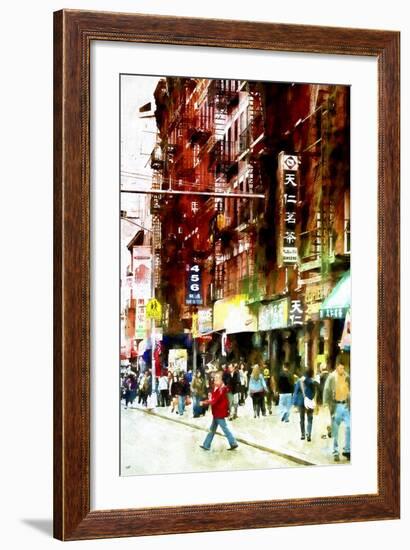 NYC Chinatown-Philippe Hugonnard-Framed Giclee Print