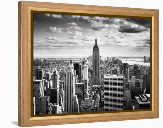 NYC Downtown-Nina Papiorek-Framed Premier Image Canvas