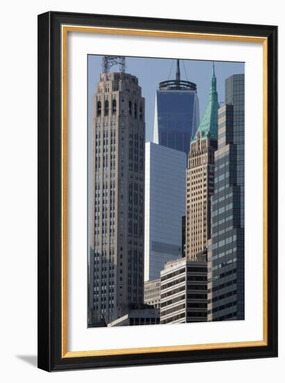 NYC Financial District-Robert Goldwitz-Framed Photographic Print
