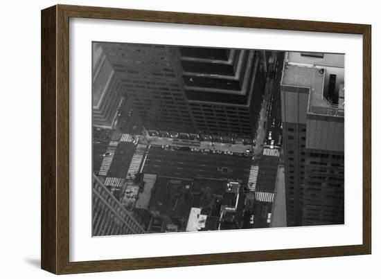 Nyc From The Top-NaxArt-Framed Art Print