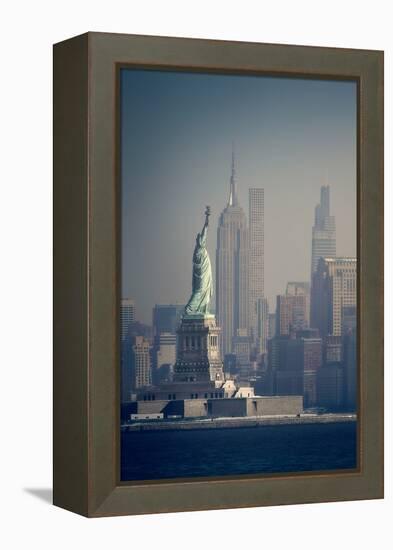 NYC Icons-Javier De La Torre-Framed Premier Image Canvas
