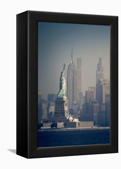 NYC Icons-Javier De La Torre-Framed Premier Image Canvas