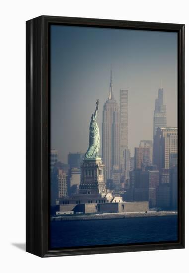 NYC Icons-Javier De La Torre-Framed Premier Image Canvas