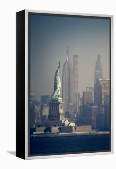 NYC Icons-Javier De La Torre-Framed Premier Image Canvas