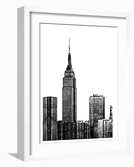 NYC in Pure B&W XVIII-Jeff Pica-Framed Art Print