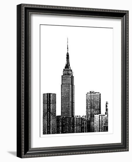 NYC in Pure B&W XVIII-Jeff Pica-Framed Art Print