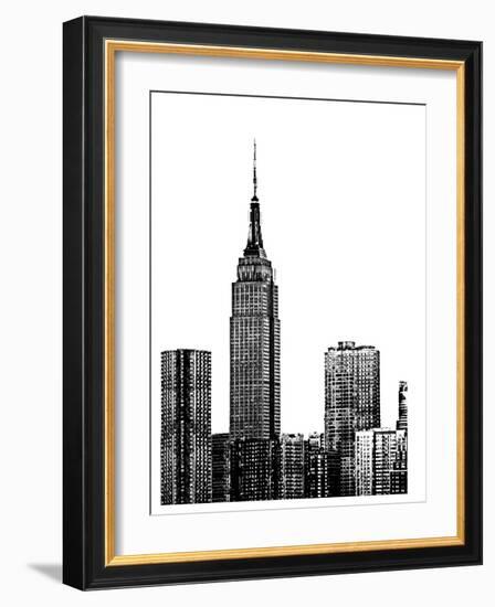 NYC in Pure B&W XVIII-Jeff Pica-Framed Art Print