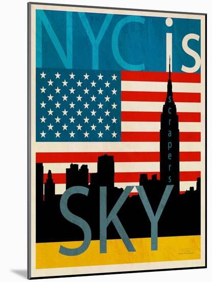 NYC Is Skyscrapers-Joost Hogervorst-Mounted Art Print