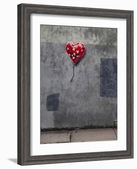 NYC Love-Banksy-Framed Giclee Print