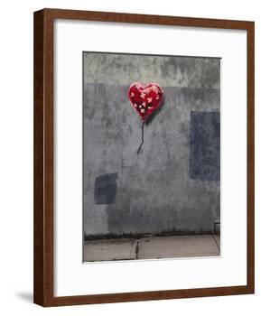 NYC Love-Banksy-Framed Giclee Print