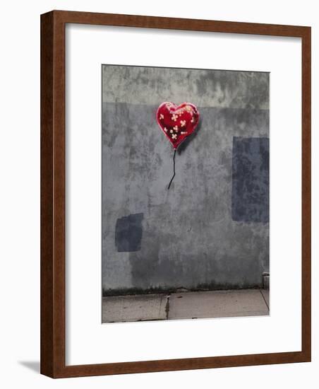 NYC Love-Banksy-Framed Giclee Print