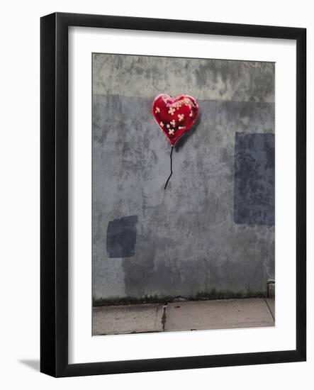 NYC Love-Banksy-Framed Giclee Print