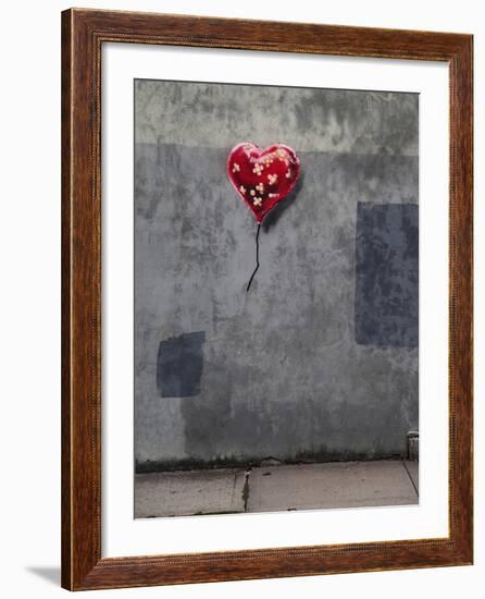 NYC Love-Banksy-Framed Giclee Print