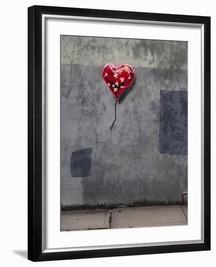 NYC Love-Banksy-Framed Giclee Print