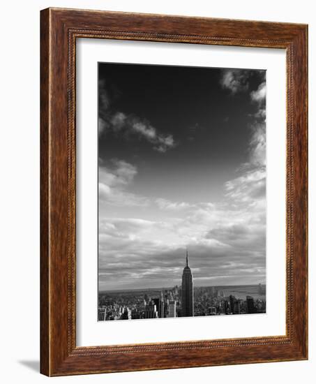 NYC Manhattan Sky-Nina Papiorek-Framed Photographic Print