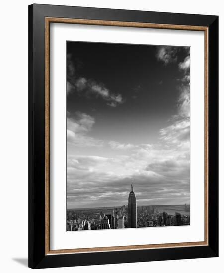 NYC Manhattan Sky-Nina Papiorek-Framed Photographic Print