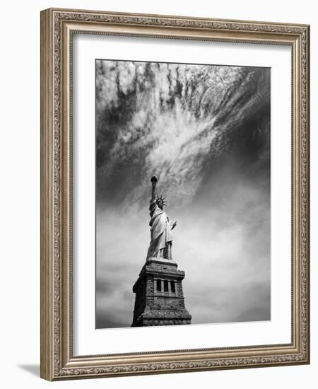 NYC Miss Liberty-Nina Papiorek-Framed Photographic Print