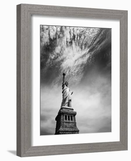 NYC Miss Liberty-Nina Papiorek-Framed Photographic Print