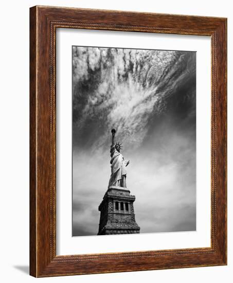 NYC Miss Liberty-Nina Papiorek-Framed Photographic Print