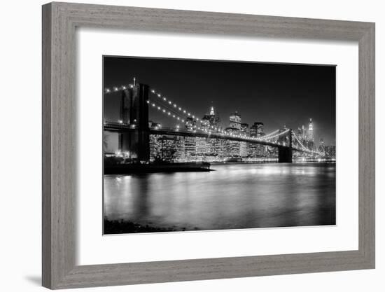 NYC Nights-Nina Papiorek-Framed Giclee Print