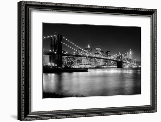 NYC Nights-Nina Papiorek-Framed Giclee Print