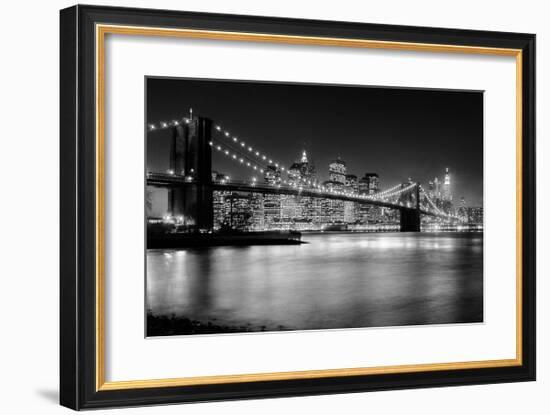 NYC Nights-Nina Papiorek-Framed Giclee Print