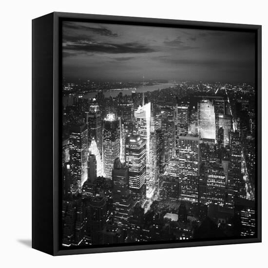 NYC Nights-Nina Papiorek-Framed Premier Image Canvas