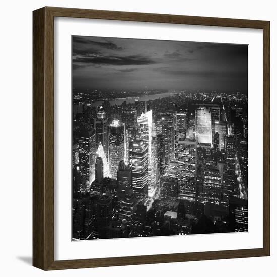 NYC Nights-Nina Papiorek-Framed Photographic Print