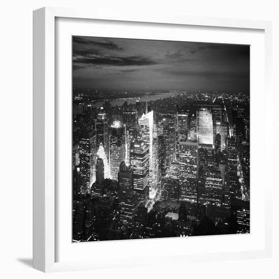 NYC Nights-Nina Papiorek-Framed Photographic Print