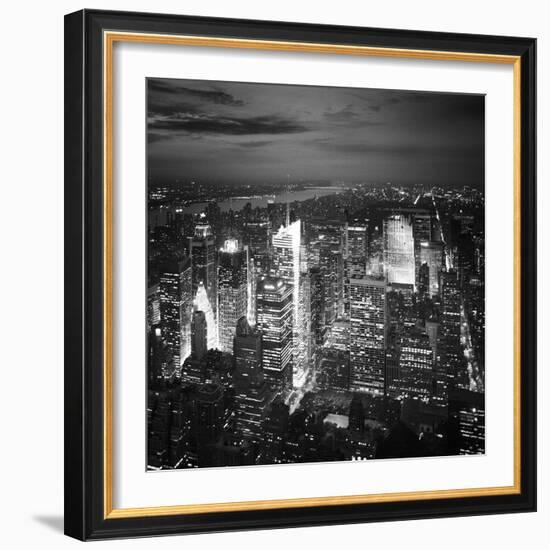 NYC Nights-Nina Papiorek-Framed Photographic Print