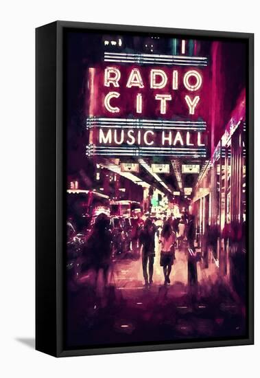 NYC Radio City-Philippe Hugonnard-Framed Premier Image Canvas