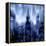 NYC - Reflections in Blue I-Kate Carrigan-Framed Stretched Canvas