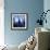 NYC - Reflections in Blue I-Kate Carrigan-Framed Art Print displayed on a wall