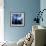 NYC - Reflections in Blue II-Kate Carrigan-Framed Art Print displayed on a wall