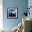 NYC - Reflections in Blue II-Kate Carrigan-Framed Art Print displayed on a wall