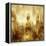 NYC - Reflections in Gold I-Kate Carrigan-Framed Stretched Canvas