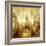 NYC - Reflections in Gold I-Kate Carrigan-Framed Art Print