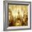 NYC - Reflections in Gold I-Kate Carrigan-Framed Art Print