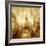 NYC - Reflections in Gold I-Kate Carrigan-Framed Art Print