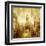 NYC - Reflections in Gold I-Kate Carrigan-Framed Art Print