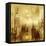 NYC - Reflections in Gold II-Kate Carrigan-Framed Stretched Canvas