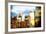 NYC Reflections Sunset-Philippe Hugonnard-Framed Giclee Print