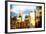 NYC Reflections Sunset-Philippe Hugonnard-Framed Giclee Print