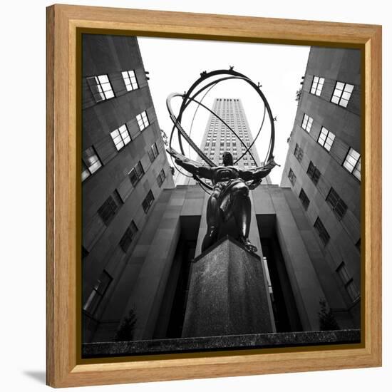 NYC Rockefellar-Nina Papiorek-Framed Premier Image Canvas