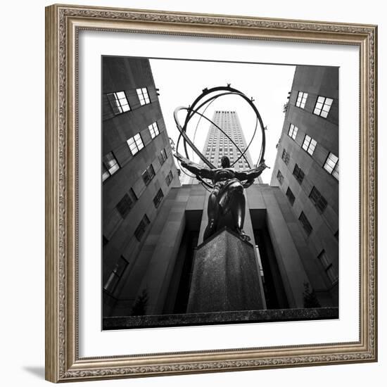 NYC Rockefellar-Nina Papiorek-Framed Photographic Print