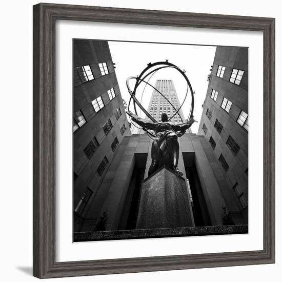 NYC Rockefellar-Nina Papiorek-Framed Photographic Print