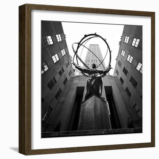 NYC Rockefellar-Nina Papiorek-Framed Photographic Print