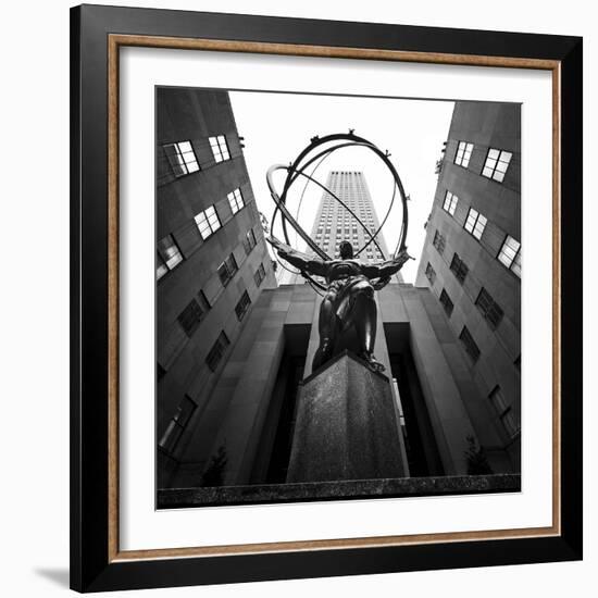 NYC Rockefellar-Nina Papiorek-Framed Photographic Print