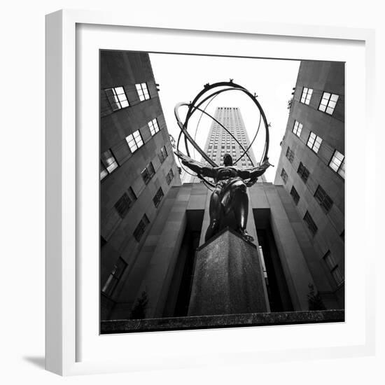 NYC Rockefellar-Nina Papiorek-Framed Photographic Print